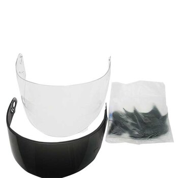 GMAX GM1,8,9 CASQUE UNIQUE BOUCLIER D'OBJECTIF Transparent Unique