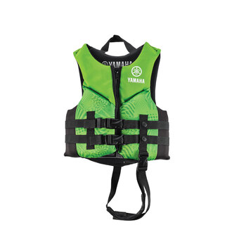 Gilet de sauvetage en néoprène Yamaha pour jeunes de Jetpilot vert