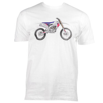 Yamaha YZ Anniversary T Shirt Large blue