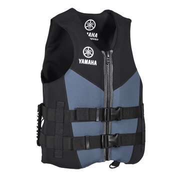 Gilet de sauvetage Yamaha en néoprène avec poignées latérales par Jetpilot Medium à Large bleu