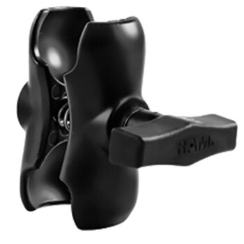 RAM MOUNTS BRAS DOUBLE PRISE AVEC ADAPTATEUR DE CAMÉRA (RAP B 202 GOP1)