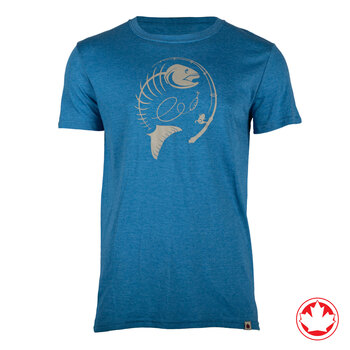 Yamaha Fish Bones Tshirt Petit bleu