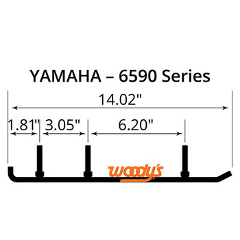 WOODY'S FLAT TOP EXTENDER TRAIL III 4 LIGNE CARBURE (ESD3 6175)