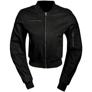 HELGRADE WOMEN'S SWIFT WAXED JACKET Small Black Women's