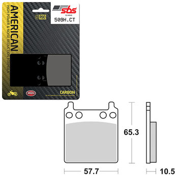 SBS ANTI BRUIT CALES DE PLAQUETTES DE FREIN 4PK (016802127)