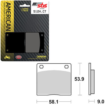 SBS ANTI BRUIT CALES DE PLAQUETTES DE FREIN 4PK (016802127)