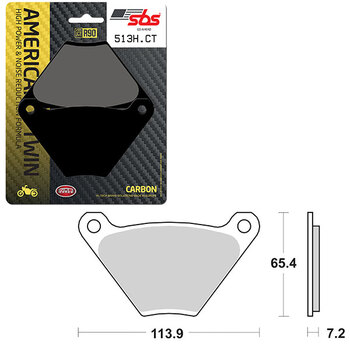 SBS ANTI BRUIT CALES DE PLAQUETTES DE FREIN 4PK (016802127)