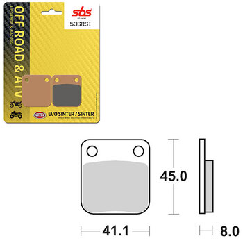 PLAQUETTES DE FREIN SBS EVO SINTER (6280758108)