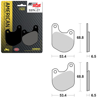 SBS ANTI BRUIT CALES DE PLAQUETTES DE FREIN 4PK (016802127)