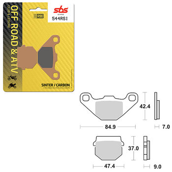 PLAQUETTES DE FREIN SBS EVO SINTER (6280758108)