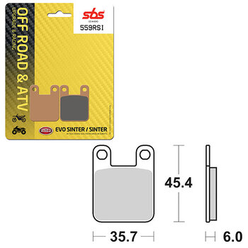 PLAQUETTES DE FREIN SBS EVO SINTER (6280758108)