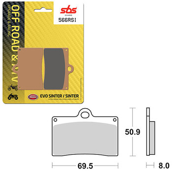 PLAQUETTES DE FREIN SBS EVO SINTER (6280758108)