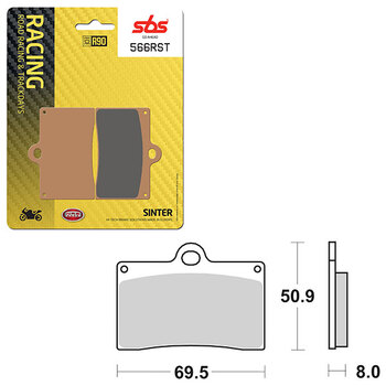 SBS ROAD RACING & TRACKDAYS SINTER BRAKE PAD (6470788108)