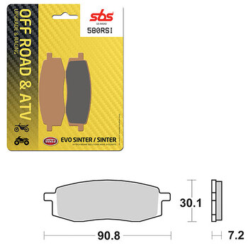 PLAQUETTES DE FREIN SBS EVO SINTER (6280758108)