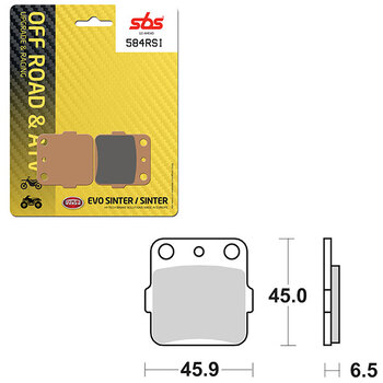 PLAQUETTES DE FREIN SBS EVO SINTER (6280758108)