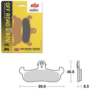 PLAQUETTES DE FREIN SBS EVO SINTER (6280558108)