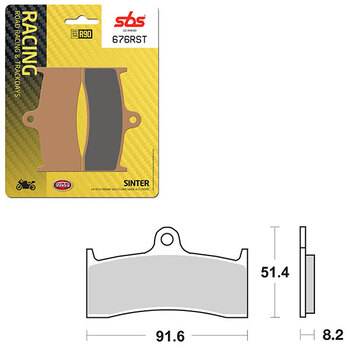 SBS ROAD RACING & TRACKDAYS SINTER BRAKE PAD (6470638100)