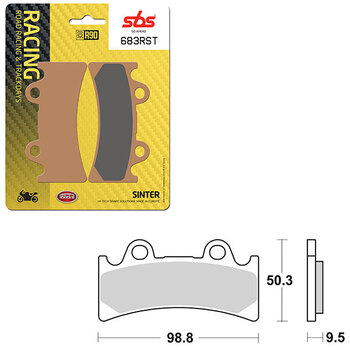 SBS ROAD RACING & TRACKDAYS SINTER BRAKE PAD (6470638100)