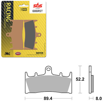 SBS ROAD RACING & TRACKDAYS SINTER BRAKE PAD (6470638100)