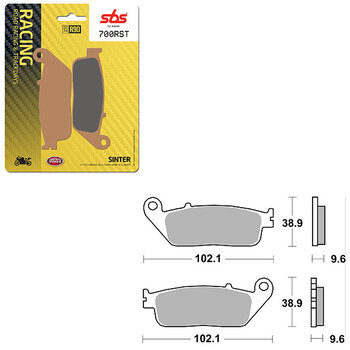 SBS ROAD RACING & TRACKDAYS SINTER BRAKE PAD (6470638100)