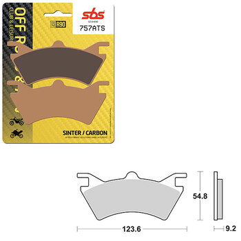 SBS SINTER BRAKE PAD (6460898108)