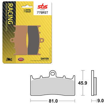 PLAQUETTES DE FREIN SBS ROAD RACING & TRACKDAYS CARBON TECH (6210715108)