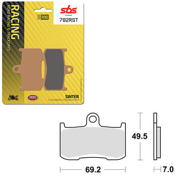 SBS ROAD RACING & TRACKDAYS SINTER BRAKE PAD (6470788108)