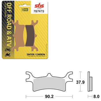 SBS SINTER BRAKE PAD (6460898108)