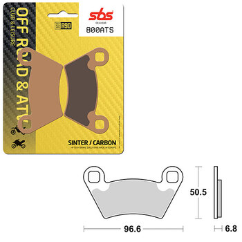 SBS SINTER BRAKE PAD (6460898108)