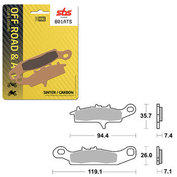 SBS SINTER BRAKE PAD (6460898108)