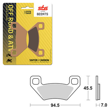 SBS SINTER BRAKE PAD (6460898108)