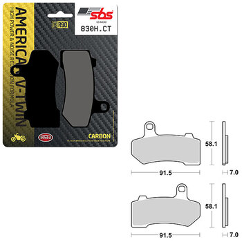 SBS ANTI BRUIT CALES DE PLAQUETTES DE FREIN 4PK (016802127)