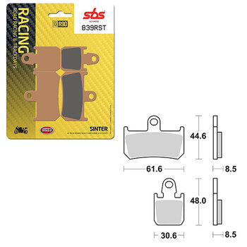 SBS ROAD RACING & TRACKDAYS SINTER BRAKE PAD (6470788108)