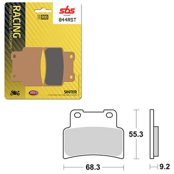 SBS ROAD RACING & TRACKDAYS SINTER BRAKE PAD (6470788108)