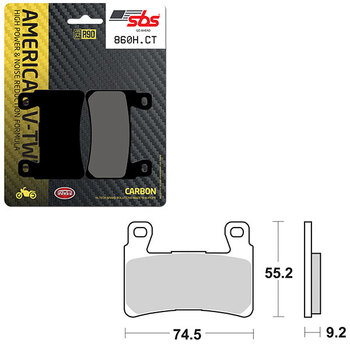 SBS ANTI BRUIT CALES DE PLAQUETTES DE FREIN 4PK (016802127)