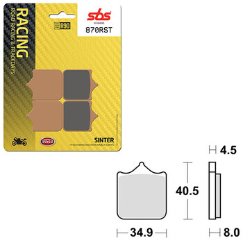 SBS ROAD RACING & TRACKDAYS SINTER BRAKE PAD (6470788108)