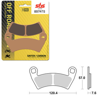 SBS SINTER BRAKE PAD (6460898108)