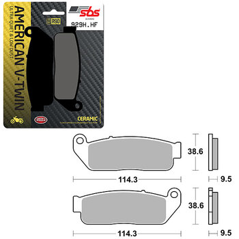 SBS ANTI BRUIT CALES DE PLAQUETTES DE FREIN 4PK (016802127)