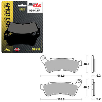 SBS ANTI BRUIT CALES DE PLAQUETTES DE FREIN 4PK (016802127)