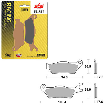 SBS ROAD RACING & TRACKDAYS SINTER BRAKE PAD (6470788108)