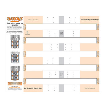 WOODY'S TITAN STUD TEMPLATE (TITAN TEMP)