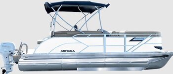 2026 Armada Drakkar 23 Fish 3 tubes White Outer Sheet