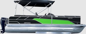 2026 Armada Saphir 21SB 2 tubes Noir & Vert Feuille extérieure