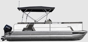 2026 Armada Saphir 21SB 2 tubes Blanc feuille extérieure