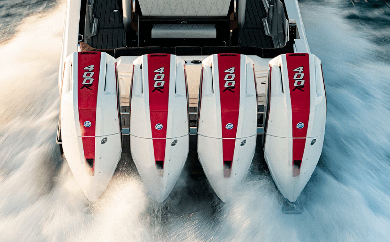 Mercury Racing 400R Cold Fusion White