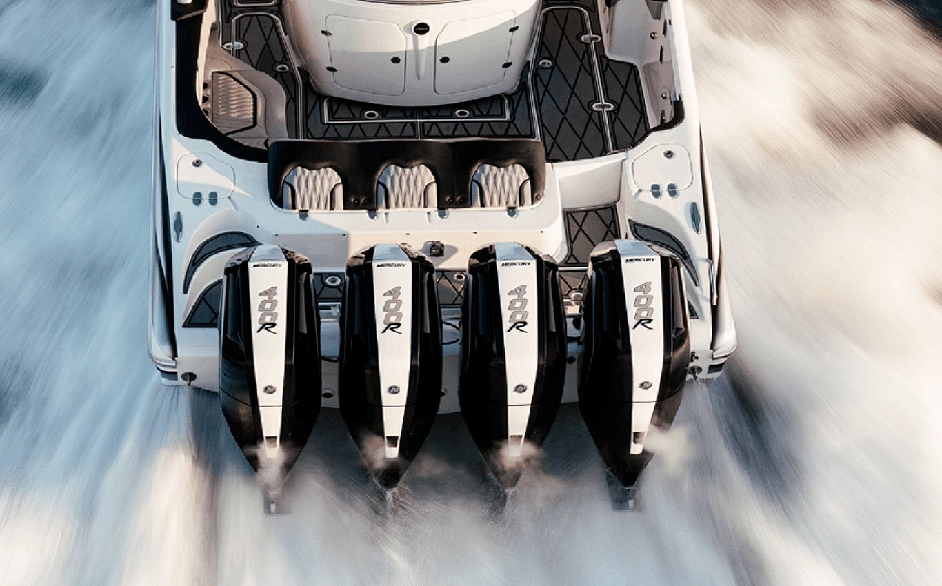 Mercury Racing 400R Cold Fusion White