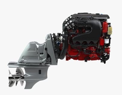 Volvo Penta V8 FWD Forward Drive 430 hp