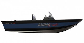 16 ft Fishing Boat with 60 hp outboard and side console