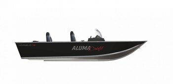 16 ft Fishing Boat with 60 hp outboard and side console