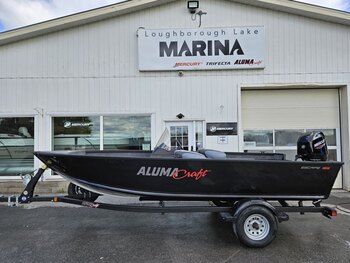 16 ft Fishing Boat with 60 hp outboard and side console